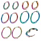 5 Pairs 5 Style Ion Plating(IP) 304 Stainless Steel Small Huggie Hoop Earrings EJEW-SZ0001-52-1