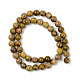 Brins de perles turquoises américaines naturelles G-S369-001C-B03-2