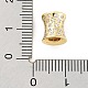 Perles de placage en laiton avec zircone cubique de micro pave KK-P247-16A-G-3