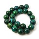 Synthetic Chrysocolla Beads Strands G-L529-B01-4mm-4