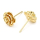 Flower Alloy Stud Earrings for Women PALLOY-Q447-13LG-2