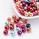 Perlas redondas de perlas de vidrio mixto X-HYC003-1