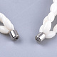 Bracelets multicouches en corail synthétique BJEW-S134-109A-3
