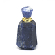 Pendentifs de bouteille de parfum sodalite naturel à facettes G-E556-04J-2
