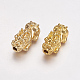 Feng Shui Real 24K Gold Plated Alloy Beads X-PALLOY-L205-03G-1