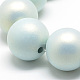 Perline acriliche verniciate a spruzzo gommate MACR-Q220-22mm-02-2