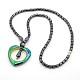 Non-magnetic Synthetic Hematite Beaded Necklaces X-NJEW-O008-02A-1