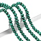 Chapelets de perles en malachite naturelle G-O166-07A-6mm-4