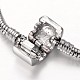 304 Stainless Steel European Style Snake Chains Bracelet Making STAS-I047-02C-2