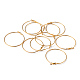 Золотые серьги-кольца из латуни X-EC108-4NFG-4