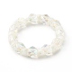 Ensembles de bracelets extensibles en perles acryliques transparentes à facettes pour enfants BJEW-JB06220-6