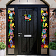 Polyester-Hängeschild für die Veranda-Dekoration der Haustür im Home Office HJEW-WH0023-020-4