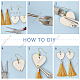 SUNNYCLUE DIY Tassel Earring Making Kits DIY-SC0001-77-4