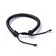 Adjustable Leather Cord Braided Bracelets BJEW-JB04439-01-3