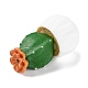 Cactus in vaso con simulazione in resina DJEW-F019-01H-2