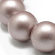 Perlas de realce pintadas con spray acrílico opaco ACRP-Q024-12mm-G07-2