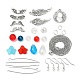 Fabrication de boucles d'oreilles et de colliers sunnyclue DIY DIY-SC0004-03-1