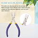 BENECREAT Double Nylon Jaw Pliers Jewelry Plier With Replacement Jaws PT-BC0002-13-3