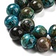 Chapelets de perles en chrysocolle naturelle G-P503-8MM-05-4