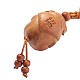 Персиковые деревянные брелки KEYC-TA0003-01P-11