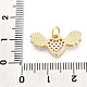Латунные микропаве прозрачные подвески с фианитом KK-N268-09G-3