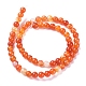 Chapelets de perles en agate à rayures naturelles/agates à bandes X-G-G582-6mm-62-2