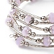 Bracelets de perles de verre de mode BJEW-JB04989-03-5