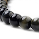 Chapelets de perles d'œil de tigre naturel G-S259-22-10mm-3