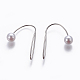 (vente d'usine de fêtes de bijoux) 304 boucles d'oreilles pendantes en acier inoxydable EJEW-L225-011-2