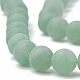 Natural Green Aventurine Beads Strands G-T106-175-2