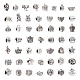 50 stücke 50 stil tibetische stil legierung europäische perlen TIBE-YW0001-21-1