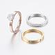 304 Stainless Steel Stackable Finger Ring Sets RJEW-P063-04-2