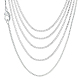 BENECREAT Brass Box Chain Fine Necklace Making NJEW-BC0001-03S-1