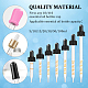 BENECREAT 14 Pcs Essential Oil Dropper Pipette 7 Styles Glass Dropper with Graduated Straight Tip Pipette Essential Oil Bottle Dropper for Essential Oil AJEW-BC0003-86-4