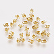 Brass Bead Tips Knot Covers KK-A056-C-1