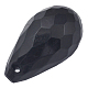Pendentifs de chute acrylique de couleur noire à facettes X-PL508Y-17-1