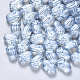 Perles de verre peintes par pulvérisation transparent GLAA-S190-004B-01-1