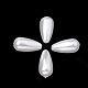 Hebras de perlas de imitación de plástico ecológico MACR-S286-E-04-3
