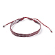 Bracelets de perles tressées réglables unisexes BJEW-J181-11A-2