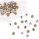 PH PandaHall 60pcs Pet Dog Puppy Paw Prints Metal Beads Fit Charm for European Bracelet Necklace Jewelry Findings (Antique Silver & Bronze) MPDL-PH0001-02-1