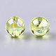 Perles en plastique transparentes OACR-S026-4mm-14-2