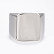 304 кольцо с печаткой из нержавеющей стали для мужчин RJEW-G091-16-20mm-P-2