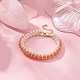Bracelets en perles d'imitation de verre et toupies BJEW-MZ00035-01-4