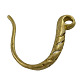 Brass Earring Hooks X-EC2653Y-1