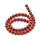 Klasse A natürliche rote Jaspis Perle Stränge X-G-P075-36-6mm-2
