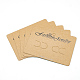 Cartes d'affichage en carton de pince à cheveux CDIS-R034-44-1