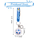 Soccer Keychain Cool Soccer Ball Keychain with Inspirational Quotes Mini Soccer Balls Team Sports Football Keychains for Boys Soccer Party Favors Toys Decorations JX297B-2