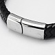 Braided Leather Cord Bracelets BJEW-I200-09-2