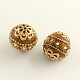 Round Handmade Rhinestone Indonesia Beads IPDL-Q036-19C-1