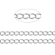Latón retorcido cadenas X-CHC-Q001-5x4mm-P-1